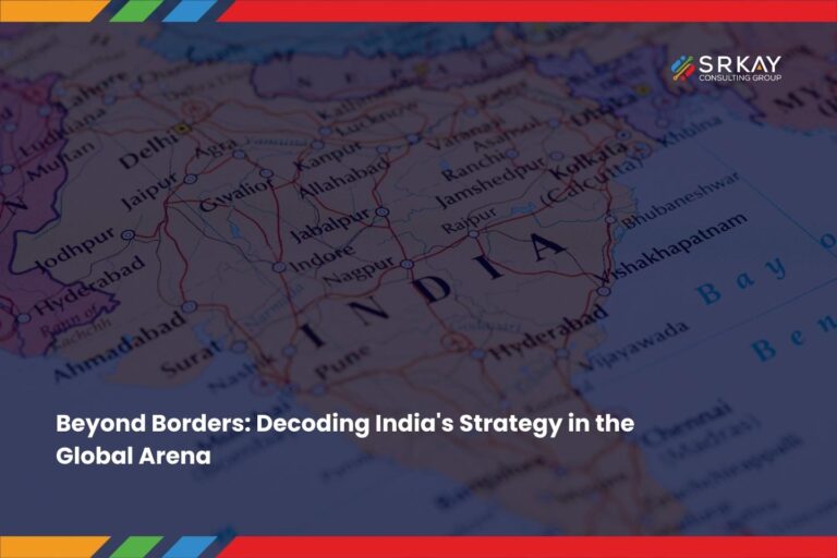 Map focused in on India