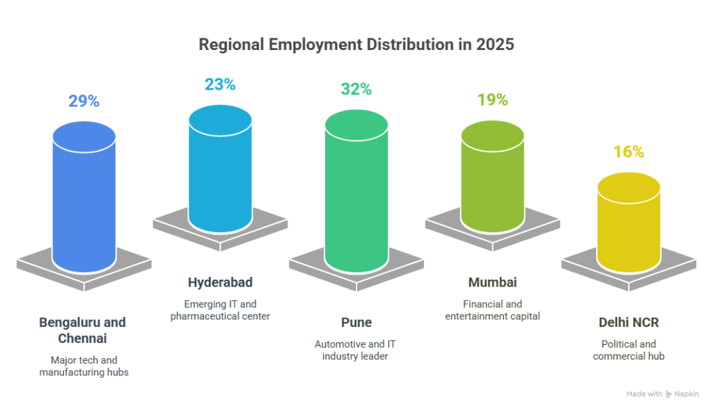 Regional Employment Breakdown